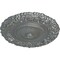 Ekena Millwork Marseille Ceiling Medallion (Fits Canopies up to 7 3/8"), Hand-Painted Platinum, 21"OD x 2"P CM21MAPLS - alternate 4